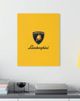 Yellow Lamborghini Acrylic Prints (French Cleat Hanging)™