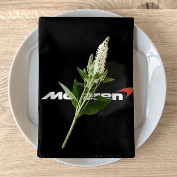 Black McLaren Table Napkins (set of 4)™