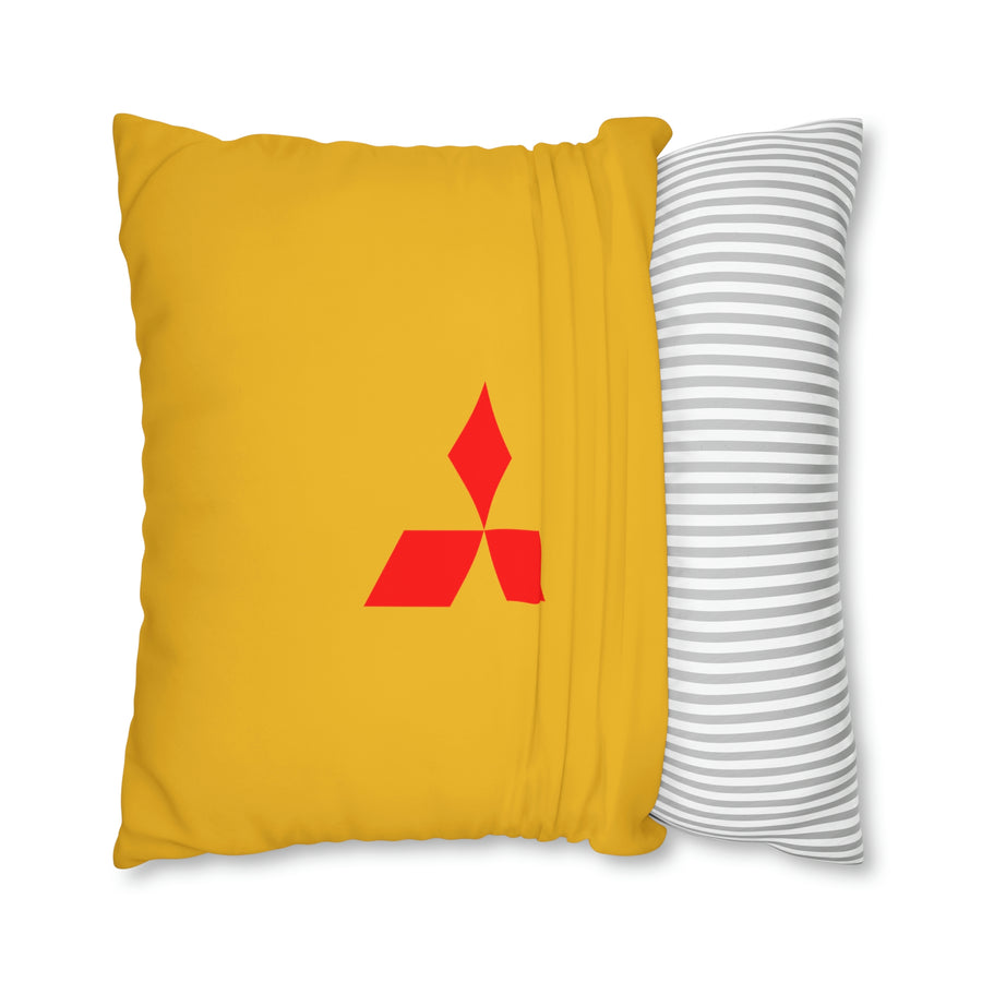 Yellow Mitsubishi Spun Polyester pillowcase™