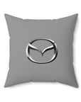 Grey Mazda Spun Polyester Square Pillow™