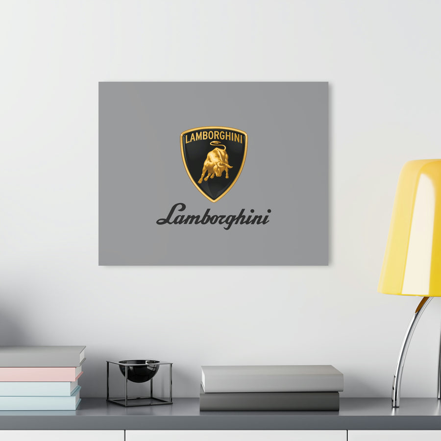 Grey Lamborghini Acrylic Prints (French Cleat Hanging)™