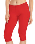 Women's Red Rolls Royce Capri Leggings™