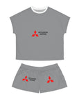 Women's Grey Mitsubishi Short Pajama Set™