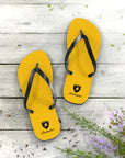 Unisex Yellow Lamborghini Flip Flops™