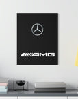 Black Mercedes Acrylic Prints (French Cleat Hanging)™