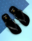 Unisex Black Lamborghini Flip Flops™