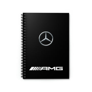 Black Mercedes Spiral Notebook - Ruled Line™