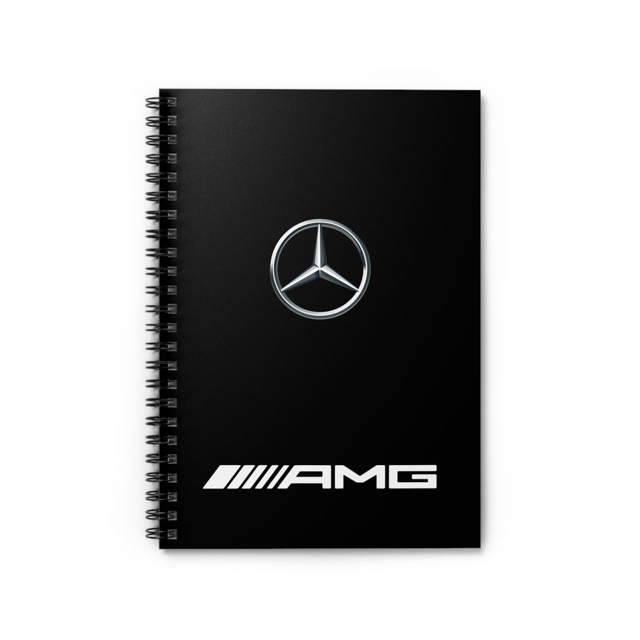 Black Mercedes Spiral Notebook - Ruled Line™