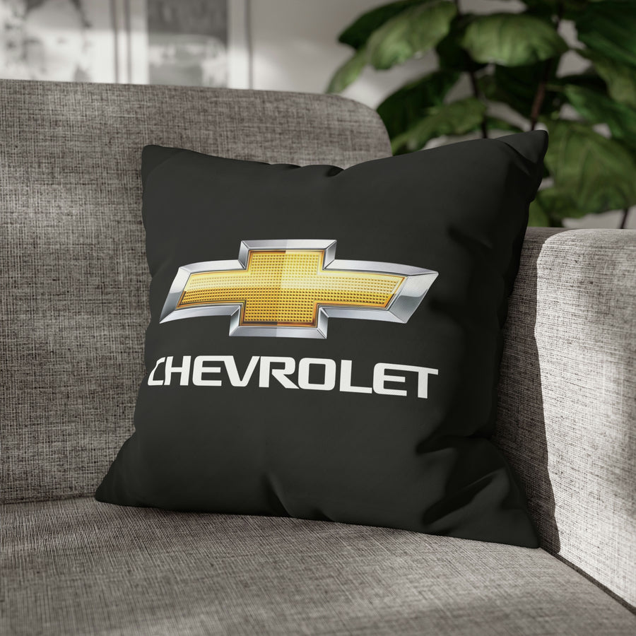 Black Chevrolet Spun Polyester pillowcase™