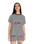 Women's Grey Mitsubishi Short Pajama Set™