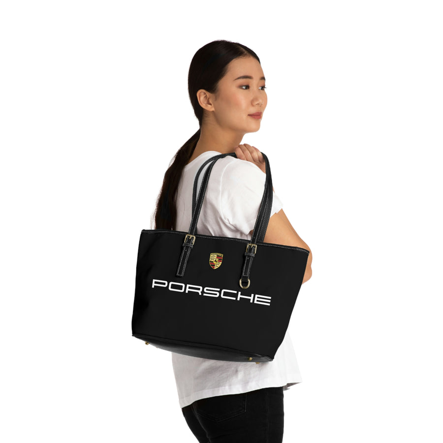 Black Leather Shoulder Porsche Bag™