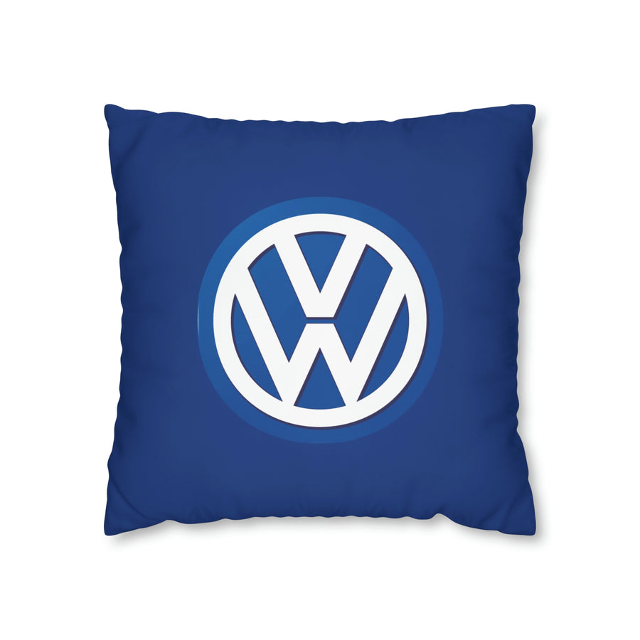 Dark Blue Volkswagen Spun Polyester pillowcase™