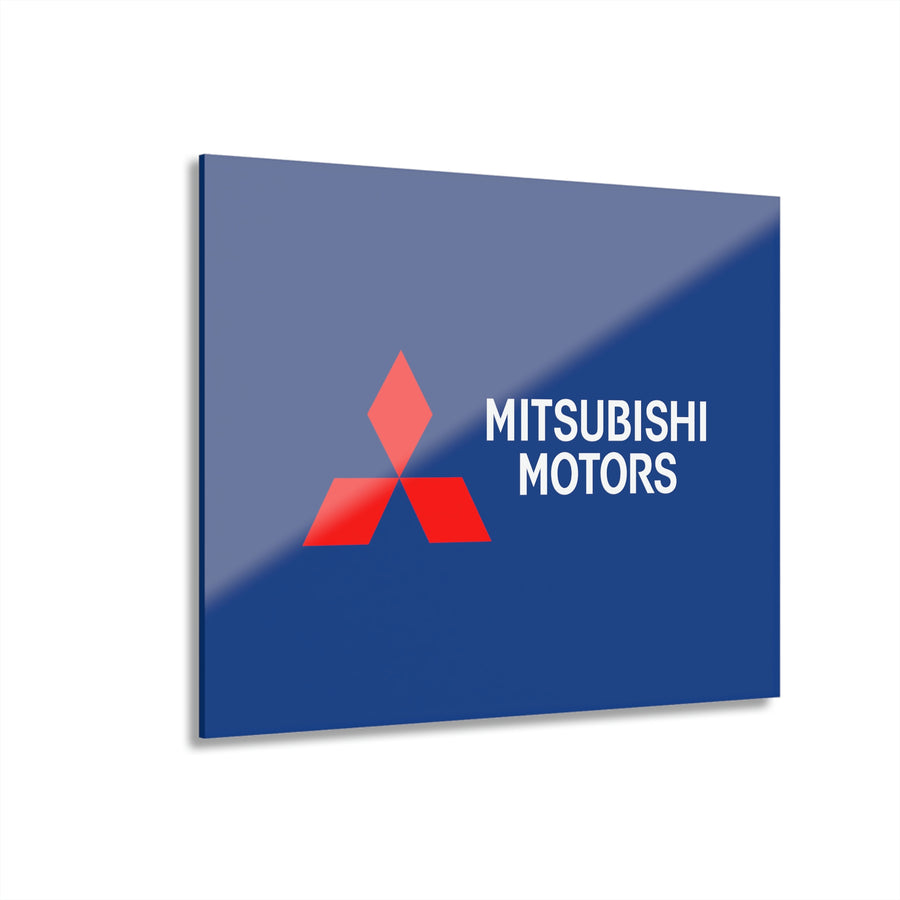 Dark Blue Mitsubishi Acrylic Prints (French Cleat Hanging)™