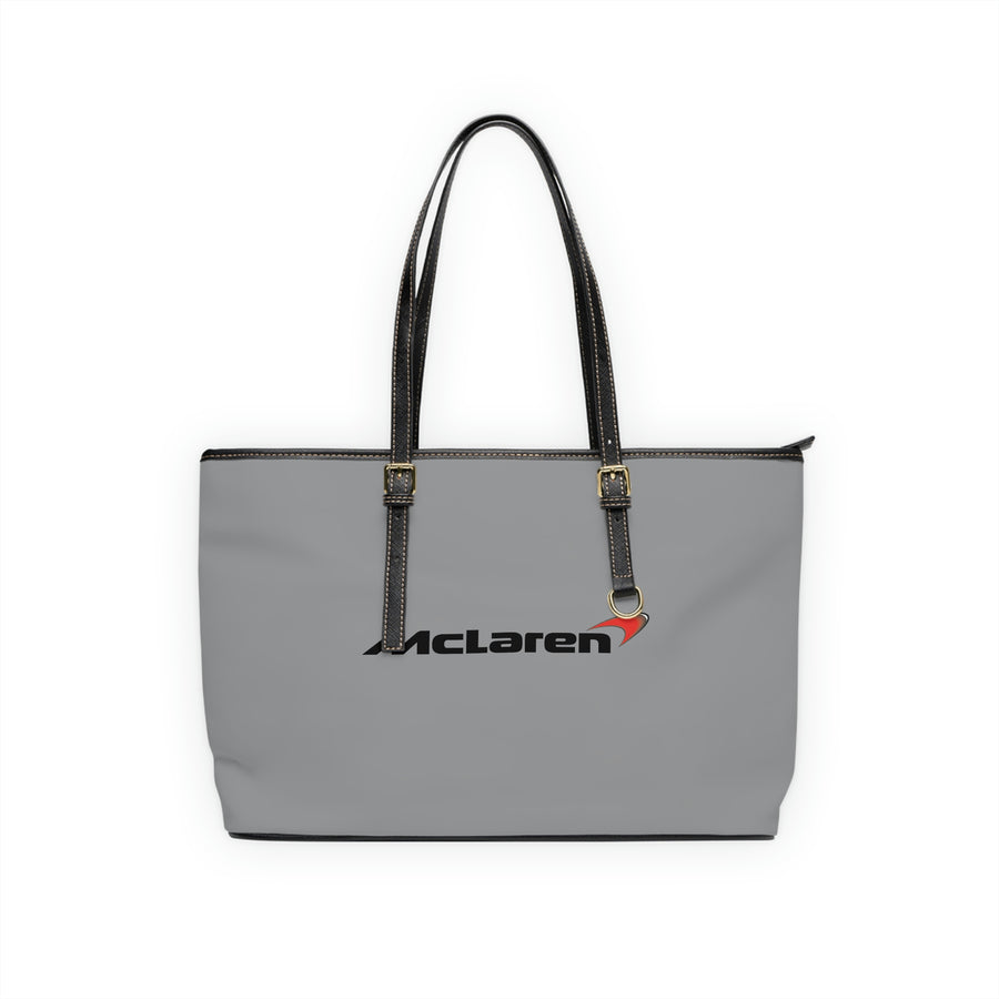 Grey Mclaren Leather Shoulder Bag™