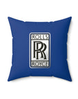 Dark Blue Rolls Royce Spun Polyester Square Pillow™