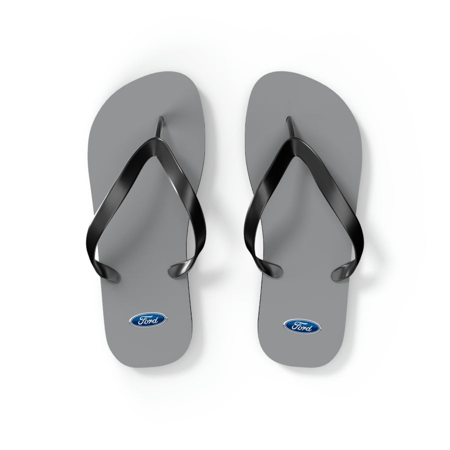 Unisex Grey Ford Flip Flops™