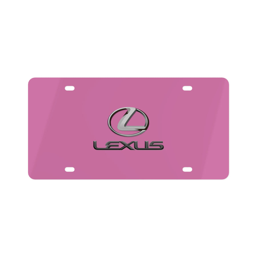 Light Pink Lexus License Plate™