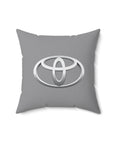 Grey Toyota Spun Polyester Square Pillow™