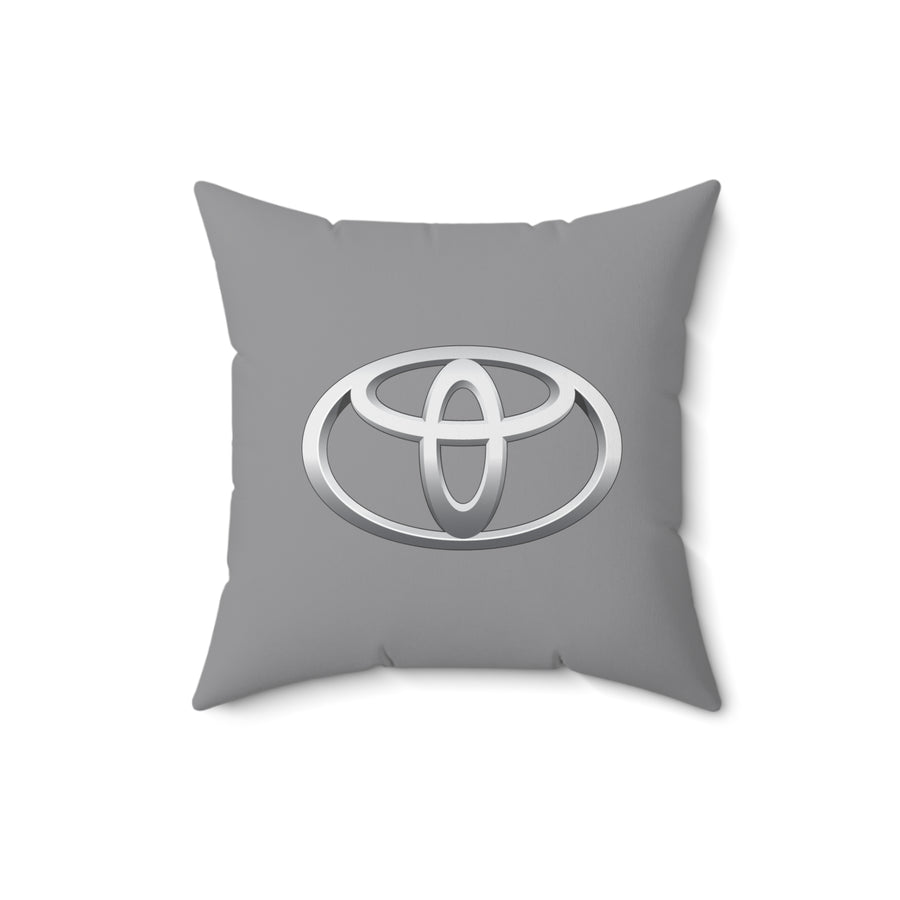 Grey Toyota Spun Polyester Square Pillow™