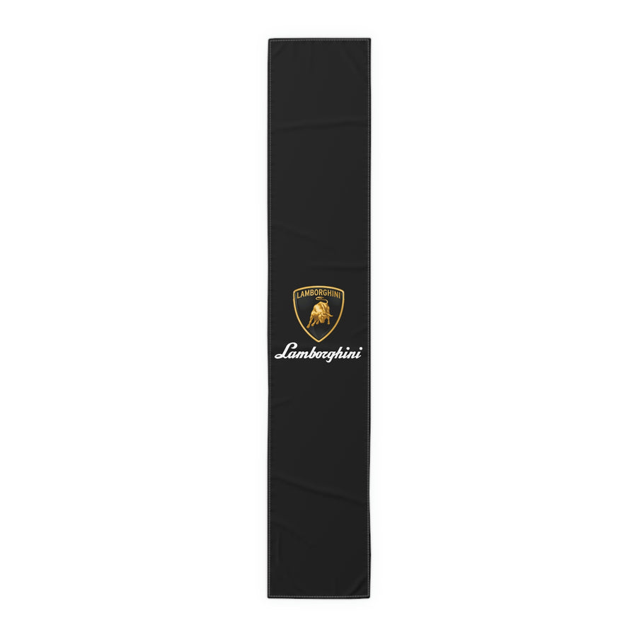 Black Lamborghini Table Runner (Cotton, Poly)™