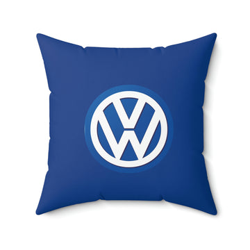 Dark Blue Volkswagen Spun Polyester Square Pillow™