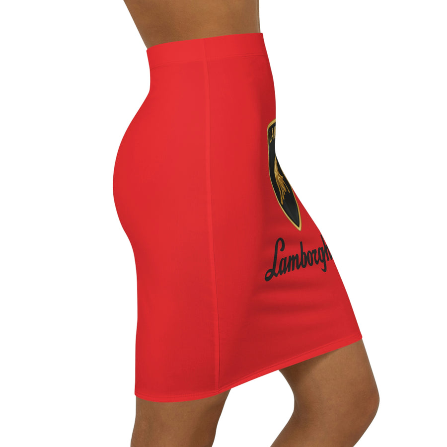 Women's Red Lamborghini Mini Skirt™