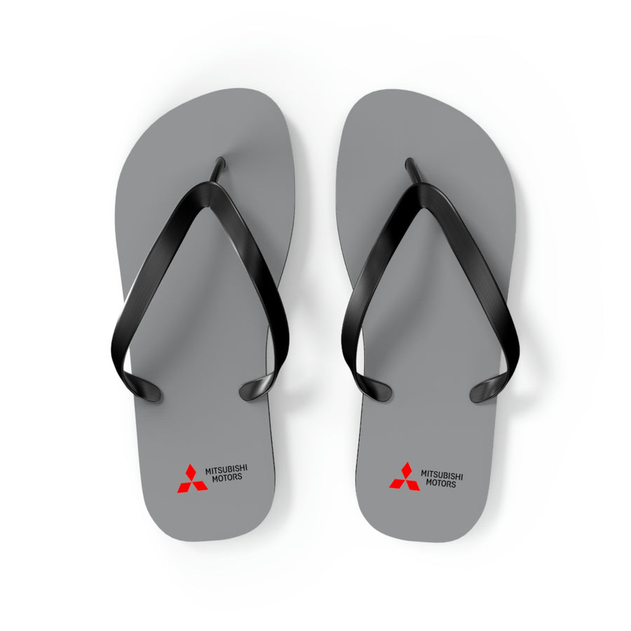 Unisex Grey Mitsubishi Flip Flops™