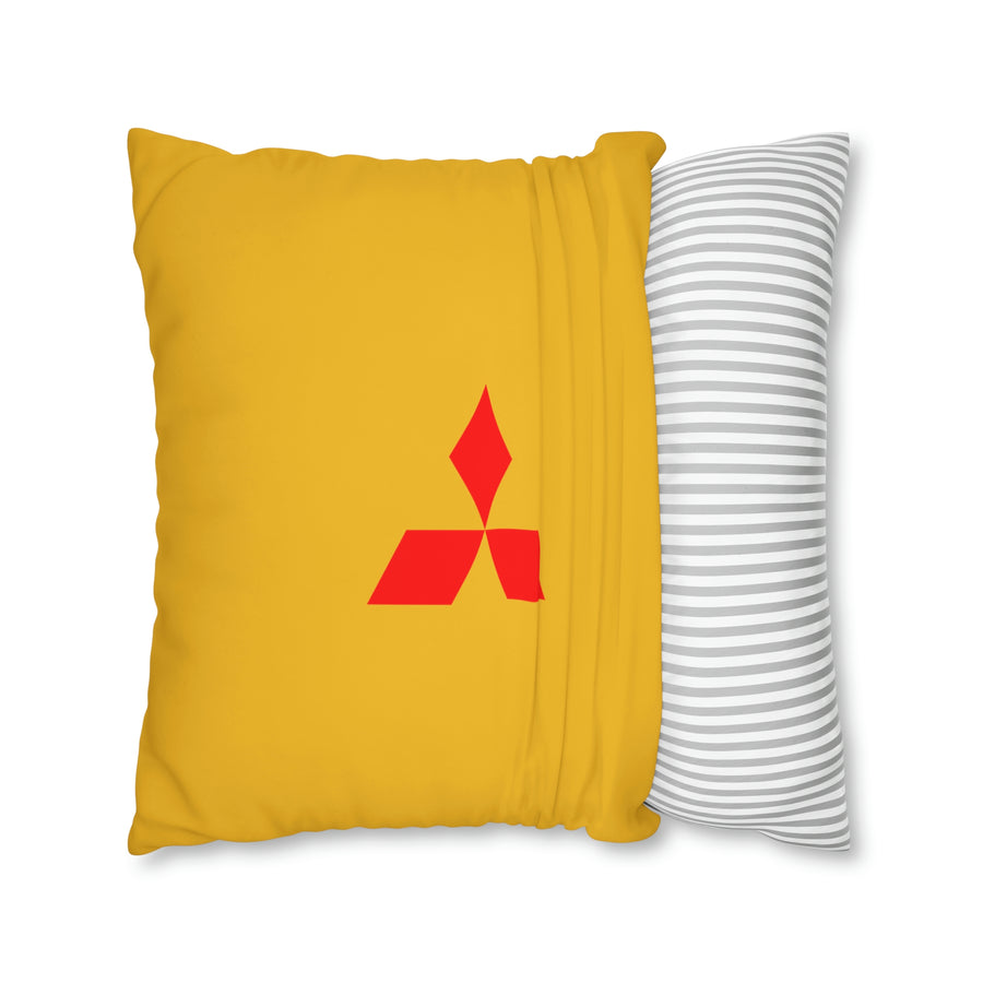 Yellow Mitsubishi Spun Polyester pillowcase™