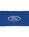 Dark Blue Ford Beach Towel™