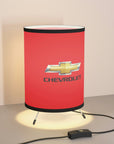 Red Chevrolet Tripod Lamp with High-Res Printed Shade, US\CA plug™