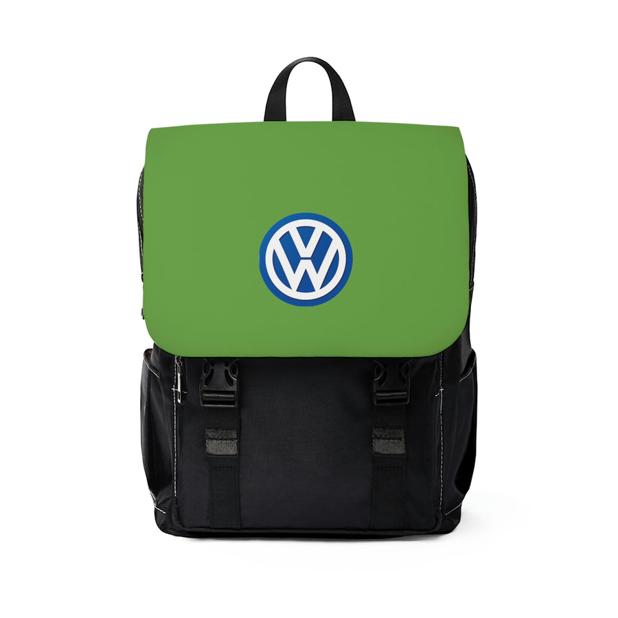 Unisex Green Volkswagen Casual Shoulder Backpack™