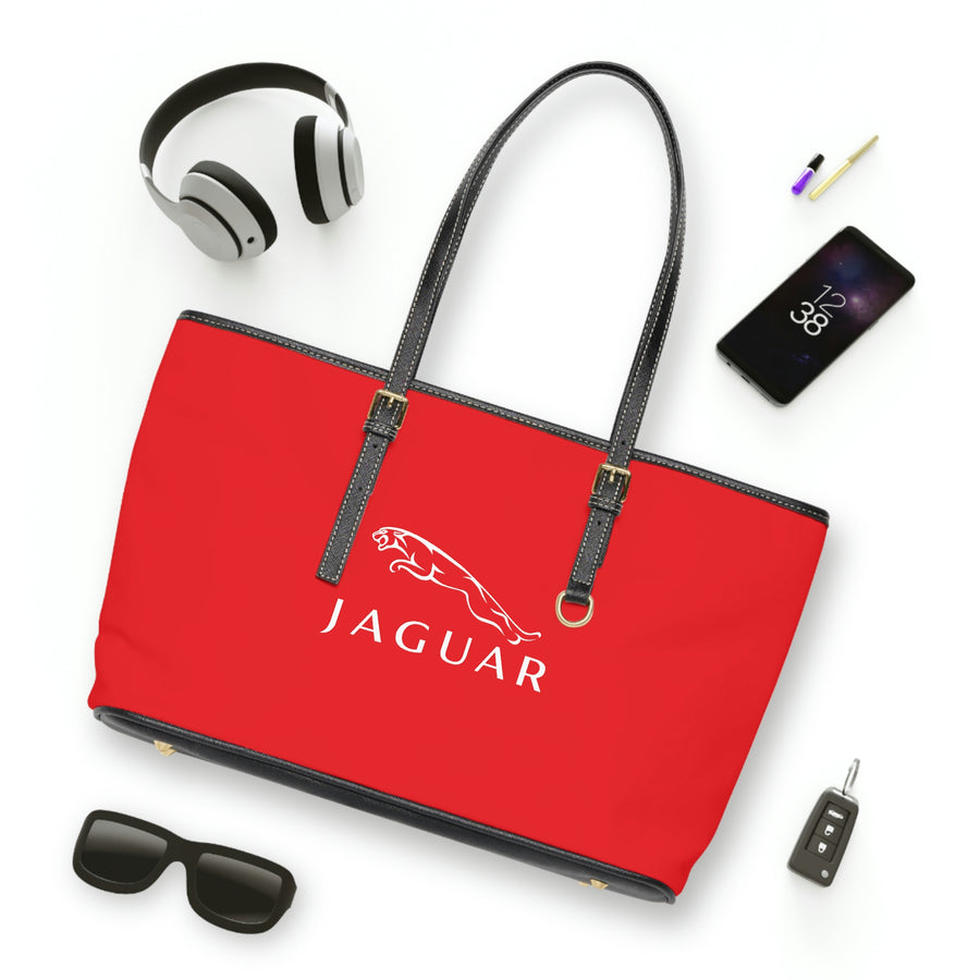 Red Jaguar Leather Shoulder Bag™