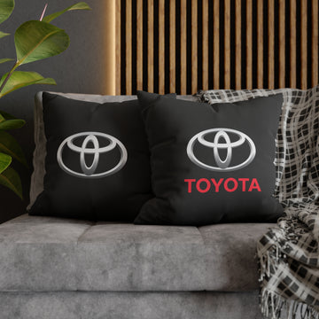 Black Toyota Spun Polyester pillowcase™