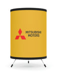 Yellow Mitsubishi Tripod Lamp with High-Res Printed Shade, US\CA plug™