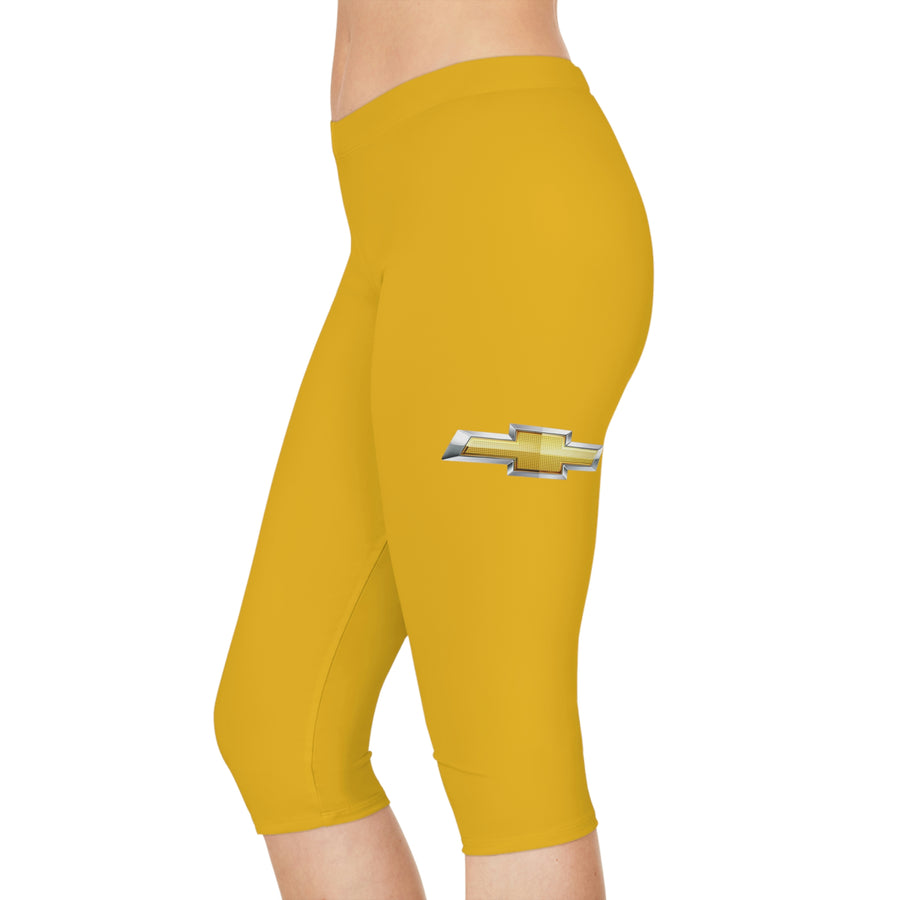 Women's Yellow Chevrolet Capri Leggings™
