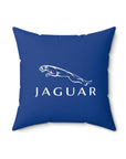 Dark Blue Jaguar Spun Polyester Square Pillow™