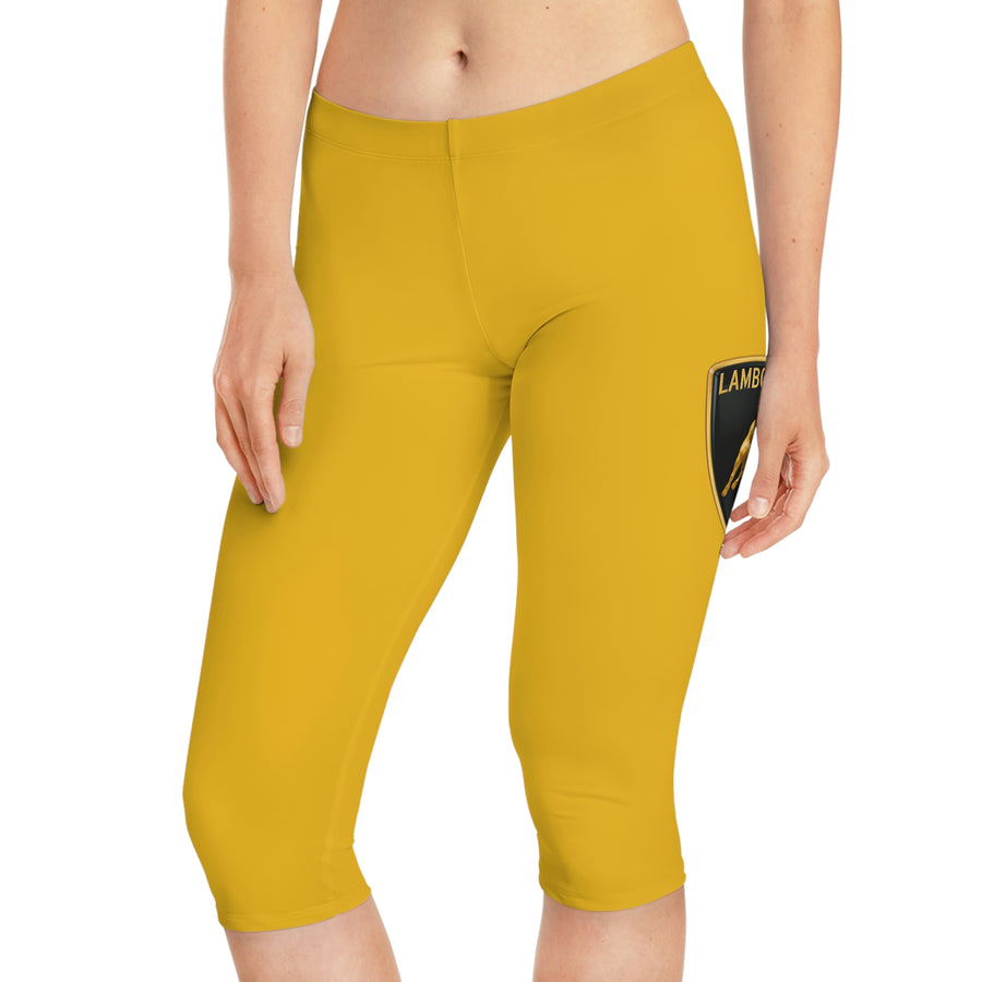 Women's Yellow Lamborghini Capri Leggings™