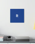 Dark Blue Rolls Royce Acrylic Prints (French Cleat Hanging)™