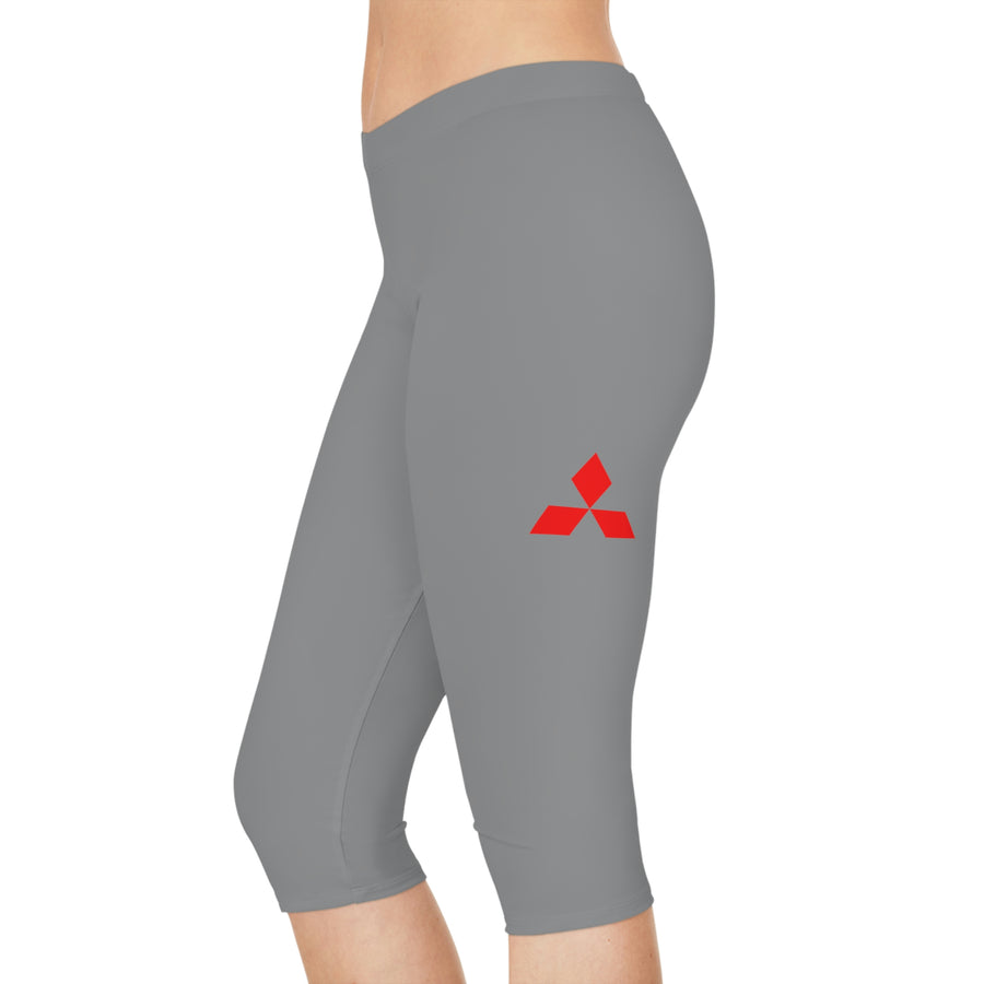 Women's Grey Mitsubishi Capri Leggings™