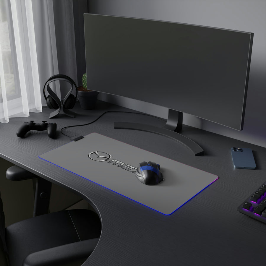 Grey Mazda LED Gaming Mouse Pad™