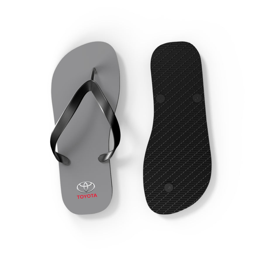 Unisex Grey Toyota Flip Flops™