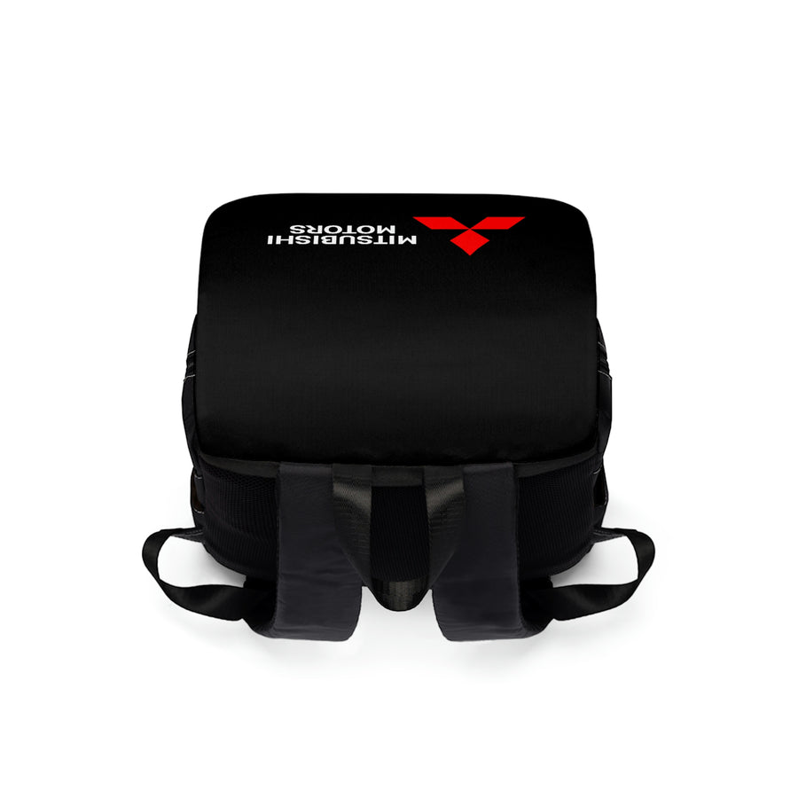 Unisex Black Mitsubishi Casual Shoulder Backpack™