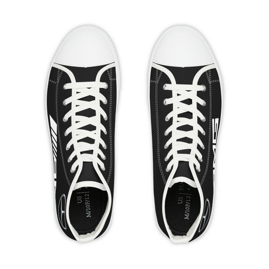 Men's Black Mercedes High Top Sneakers™