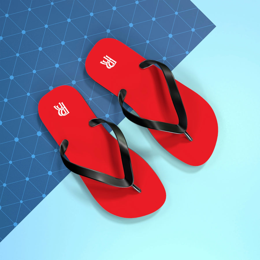 Unisex Red Rolls Royce Flip Flops™