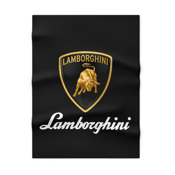 Black Lamborghini Soft Fleece Baby Blanket™