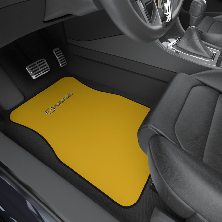 Yellow Mazda Car Mats (Set of 4)™