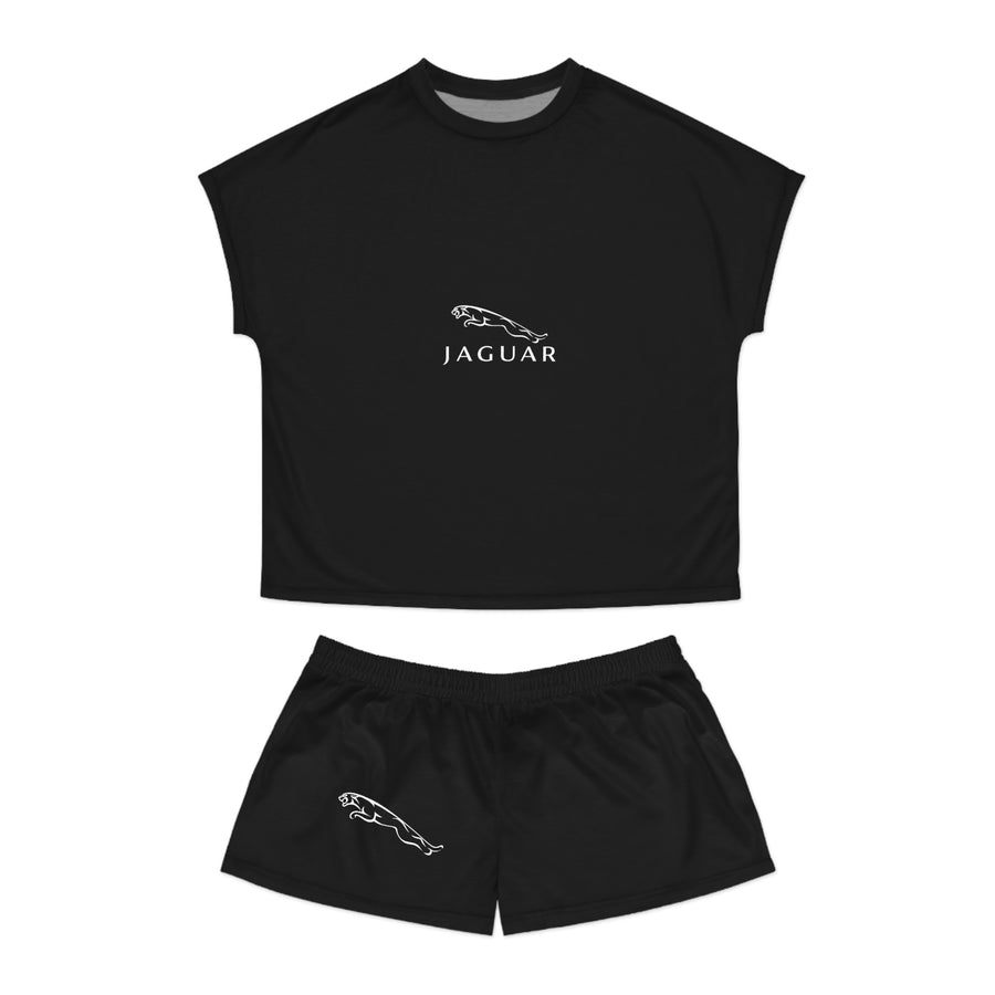 Women's Black Jaguar Short Pajama Set™