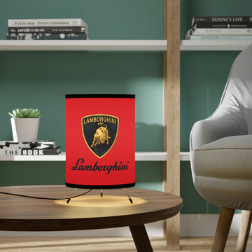 Red Lamborghini Tripod Lamp with High-Res Printed Shade, US\CA plug™