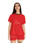 Women's Red Jaguar Short Pajama Set™