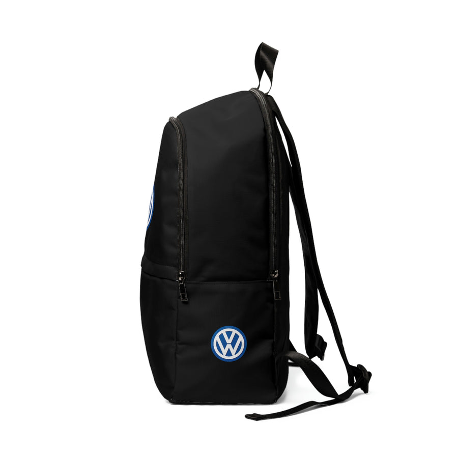 Unisex Black Volkswagen Fabric Backpack™
